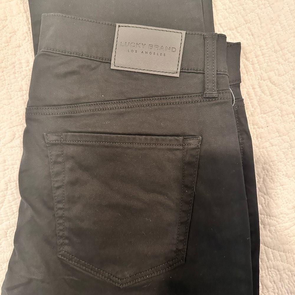 Lucky Brand Black Classic Straight-Leg Jeans